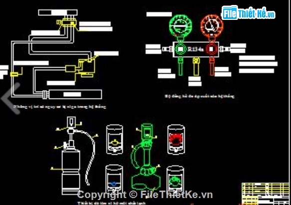 điện lạnh ô tô,hệ thống lạnh,ô tô tải,khai thác kỹ thuật,đồ án ô tô