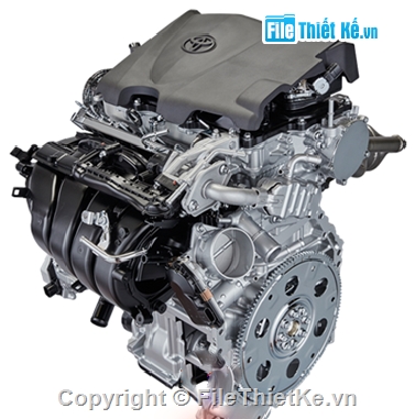 Động Cơ A25A-FKS 2.5L,động cơ Xe Toyota Camry 2018,đồ án ô tô