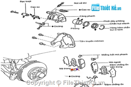 Đồ án phanh,Đồ án phanh abs,phanh xe hyundai