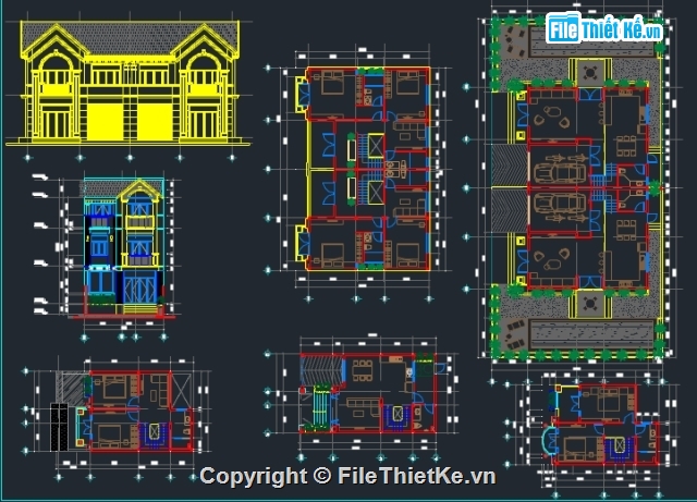 Đồ án quy hoạch,File autocad,Sketch Up,Đồ án,quy hoạch Đơn vị ở