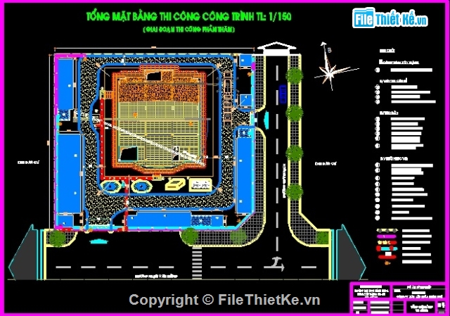 Đồ án thi công công trình,Đồ án thi công  - văn phòng công ty xây lắp,đồ án thi công đầy đủ,đồ án thi công chi tiết