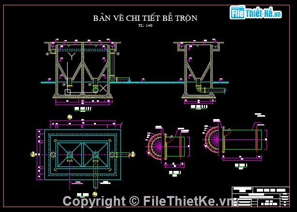 Đồ án cấp nước,thuyết minh cấp nước,cấp nước file cad,cad cấp nước