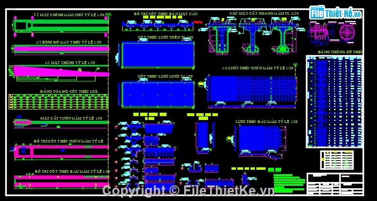 Đồ án,thiết kế cad ô tô,cốt thép,thiết kế cầu,bê tông cốt thép