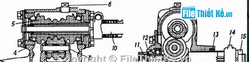 cơ cấu lái xe,cơ cấu lái xe ural-4320,thiết kế cơ cấu lái xe