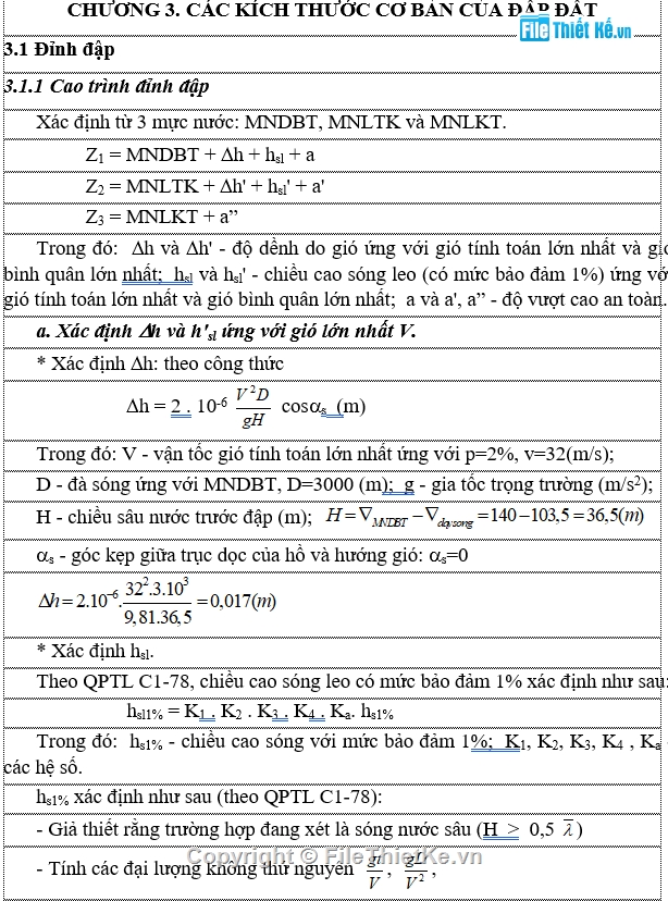 Đồ án môn học,đồ án đập đất,đập đất đề 27C,đại học thuỷ lợi,bộ môn thuỷ công,thiết kế đập đất