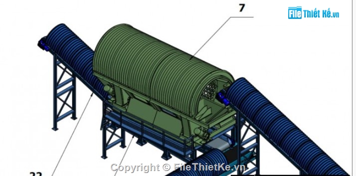 khu xử lý rác thải,thiết kế cơ khí,đồ án thiết kế