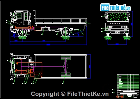 Đồ án,xe tải,thiết kế cơ sở
