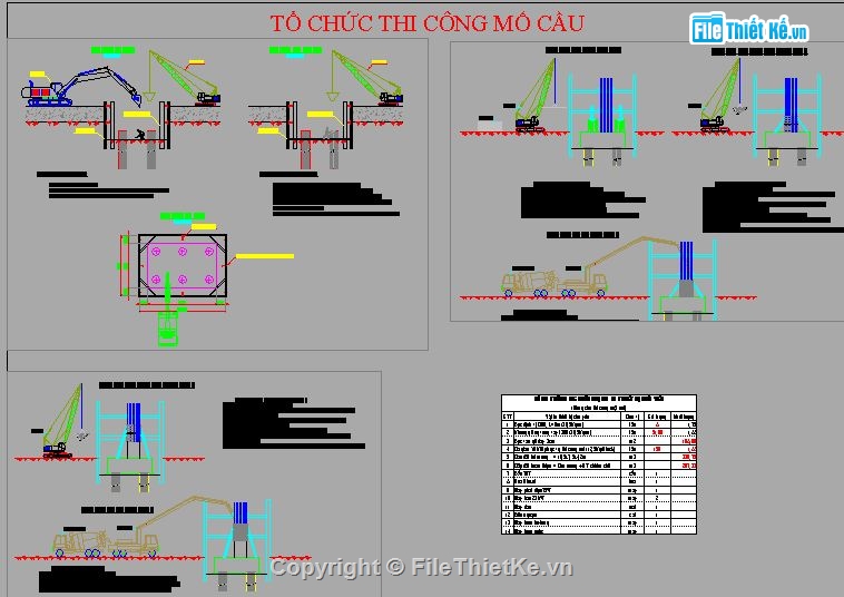 thi công cầu,thi công dầm,thi công dầm I33,thi công mố,bổ trợ thi công dầm,thiết kế dầm I33
