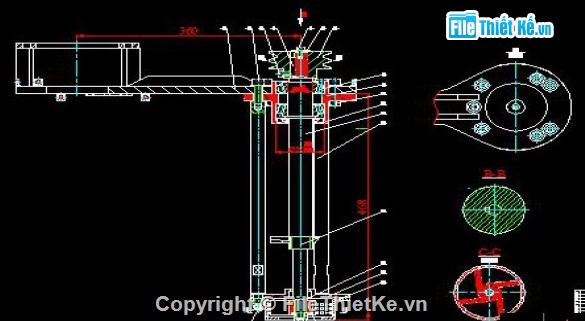 máy đánh trứng công nghiệp,thiết kế máy trộn,bản vẽ máy đánh trứng,đồ án cơ khí,máy thực phẩm