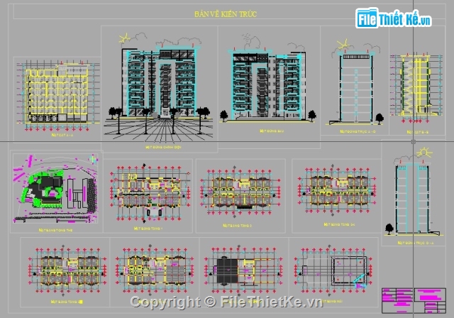 nhà dân dụng,thiết kế nhà,đồ án nhà 8 tầng,đồ án nhà dân dụng,Đồ án nhà công nghiệp