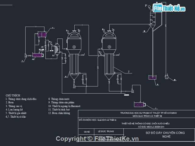 Đồ án thiết kế thiết bị cô đặc,Bản vẽ thiết kế thiết bị cô đặc,Đồ án thiết kế thiết bị cô đặc nước dứa,Bản vẽ thiết kế thiết bị cô đặc dứa,Bản vẽ thiết bị cô đặc,Bản vẽ thiết bị cô đặc 1 nồi