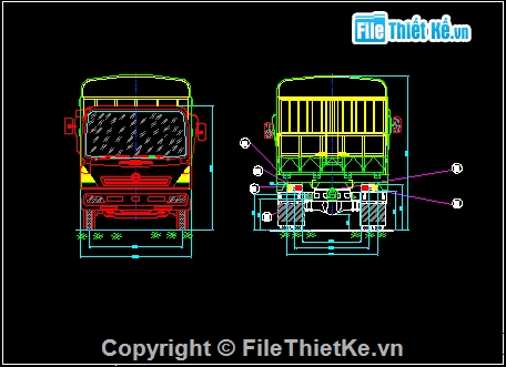Đồ án,đồ án thiết kế xe tải,bản vẽ đồ án thiết kế xe tải