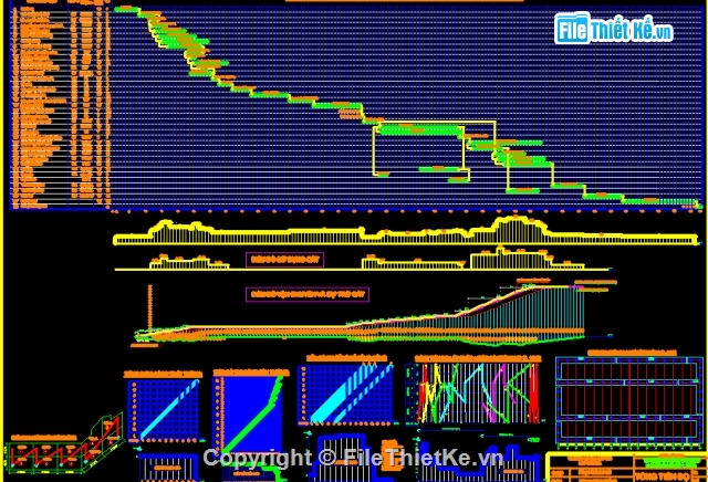 Đồ án,thi công,Tổ chức thi công,biểu đồ tiến độ