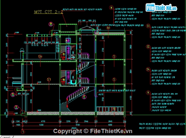 Bản vẽ mặt bằng,nội thất biệt thự,mặt bằng biệt thự,Biệt thự 4.7x15m,Đồ án tốt nghiệp Bản vẽ biệt thự