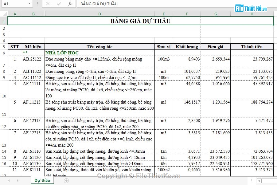 biện pháp thi công,Thi công trường học,biện pháp thi công trường học,bản vẽ biện pháp thi công trường học,Đồ án thi công trường học
