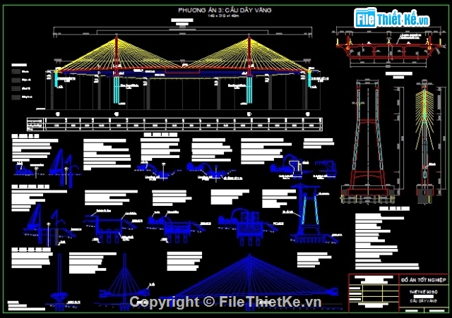 dây văng,đồ án tốt nghiệp cầu dây văng,đồ án tốt nghiệp