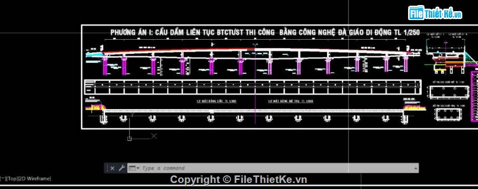 cầu đúc,Đồ án,cầu liên tục