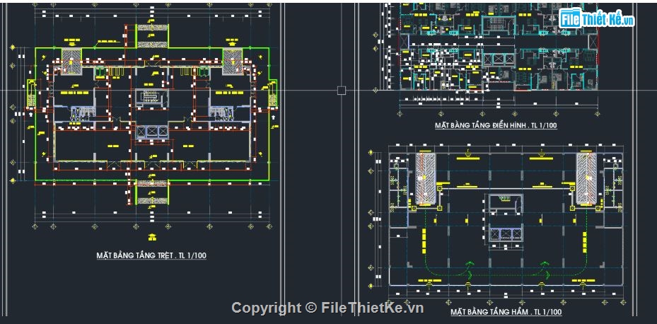 tầng hầm chung cư,chung cư 11 tầng,Đồ án tốt nghiệp chung cư