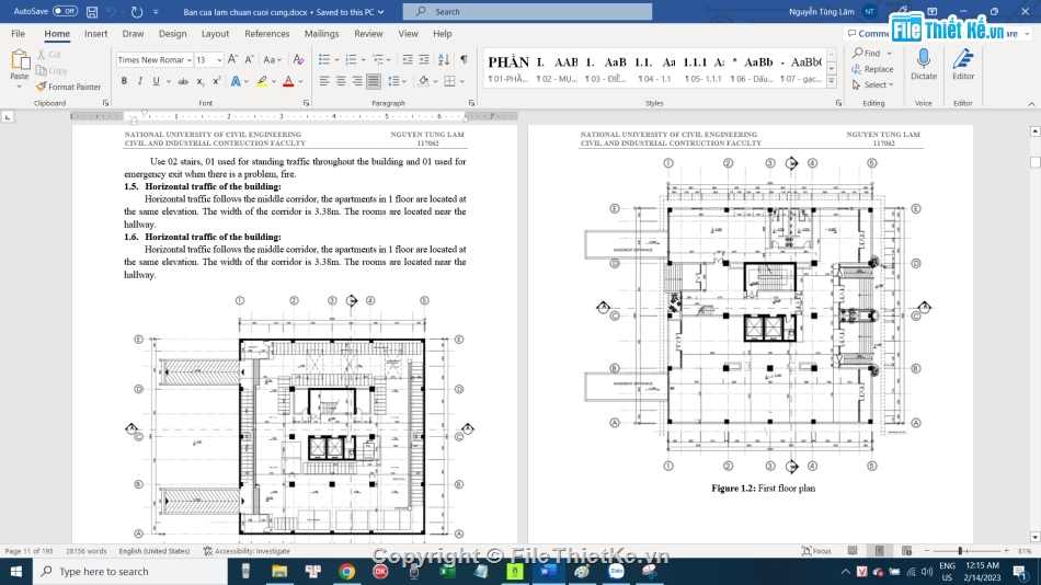 đồ án tốt nghiệp xây dựng tiếng anh,đồ án tốt nghiệp xây dựng file autocad,full đồ án xây dựng nhà 29x30.6m,đồ án tốt nghiệp chung cư cao tầng,đồ án thiết kế chung cư 15 tầng