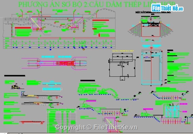 thiết kế nhà chữ L,thiết kế cầu dầm,mặt cắt cầu,đồ án thiết kế,cầu dầm,đồ án tốt nghiệp