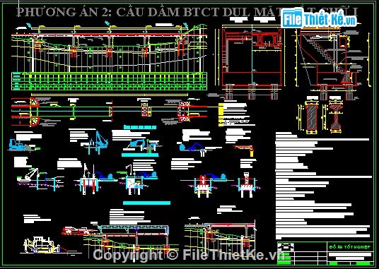 thiết kế cầu dầm,dự ứng lực,dự toán thiết kế cầu,cầu dầm,Đồ án,do an tot nghiep cau