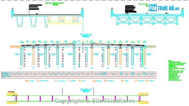 thiết kế cầu,thiết kế cầu dầm,cầu dầm T,Đồ án tốt nghiệp chuyên ngành cầu,đồ án tốt nghiệp cầu