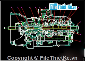 đồ án xe ô tô,hệ thống truyền lực trên xe,truyền lực xe đầu kéo