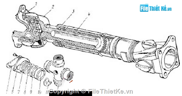 đồ án xe ô tô,hệ thống truyền lực trên xe,truyền lực xe đầu kéo