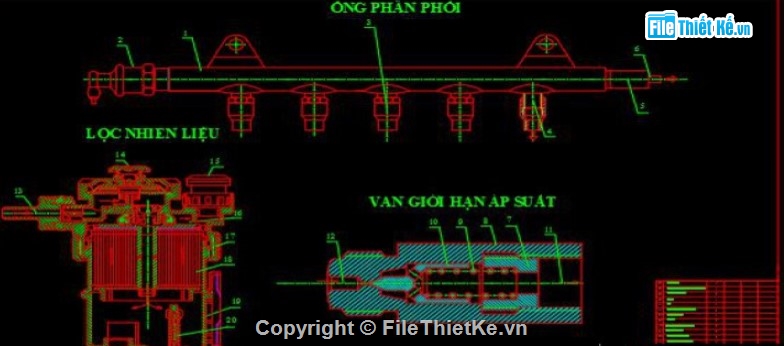 đồ án tốt nghiệp,hệ thống nhiên liệu,động cơ 2KD-FTV,Toyota Hiace