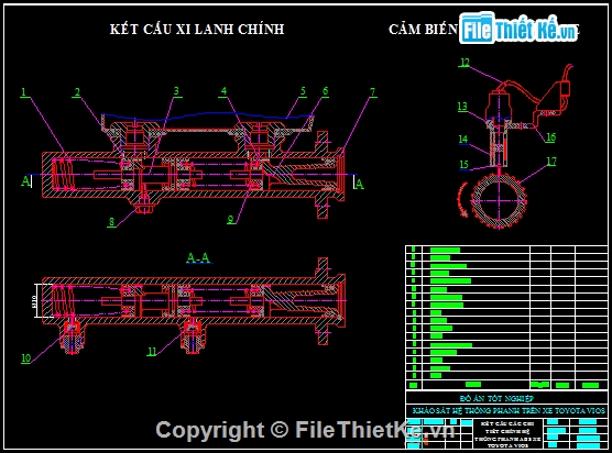 Đồ án phanh,hệ thống phanh xe,phanh abs trên xe toyota vios