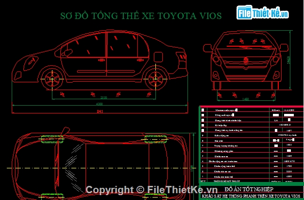 Đồ án phanh,phanh chống hãm cứng bánh xe,xe toyota vios
