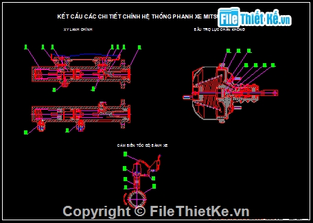 đồ án ô tô,đồ án xe,hệ thống phanh xe Grandis 2.4 MIVEC
