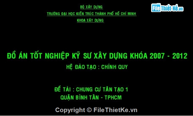 Đồ án tốt nghiệp kĩ sư xây dựng,Chung cư 13 tầng,đồ án tốt nghiệp,chung cư tân tạo,Đồ án chung cư 13 tầng,chung cư tân tạo 1