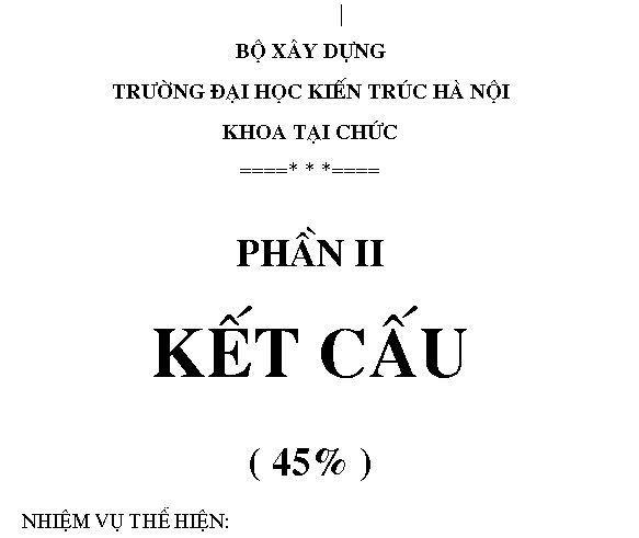 đồ án tốt nghiệp,đồ án xây dựng,Đồ án tốt nghiệp kĩ sư xây dựng