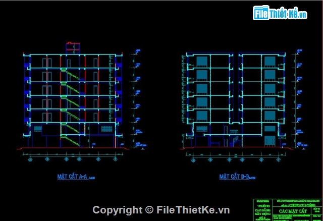 bản vẽ xây dựng,đồ án xây dựng,thiết kế nhà cao tầng,đồ án nhà cao tầng