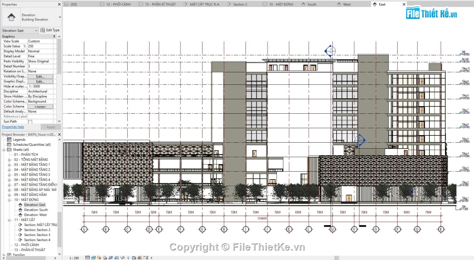 đồ án bệnh viện,đồ án revit,đồ án revit bệnh viện,revit bệnh viện