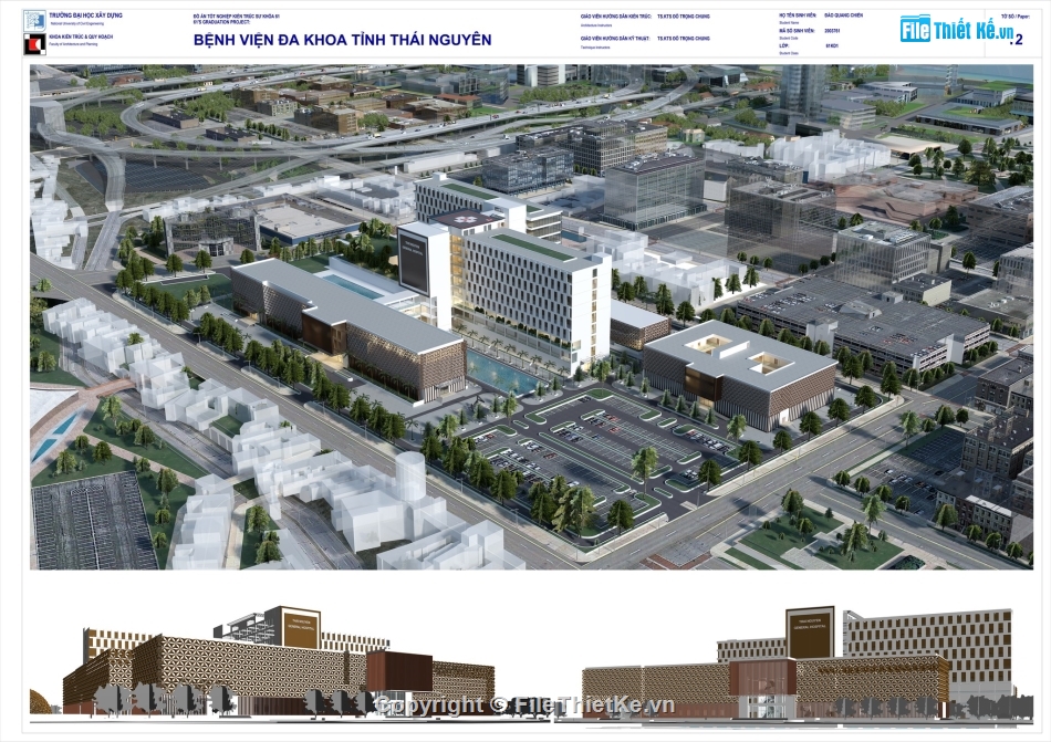 đồ án bệnh viện,đồ án revit,đồ án revit bệnh viện,revit bệnh viện