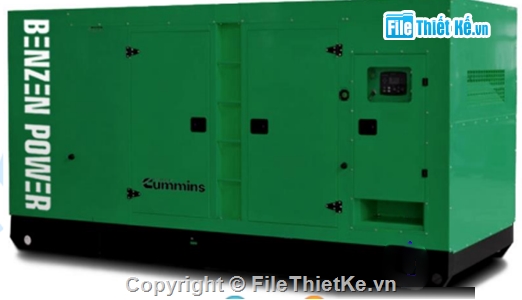 đồ án xe ô tô,trạm phát điện,trạm phát điện Cummins 500 kVA