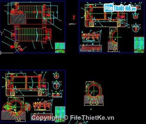 máy nghiền bi hai ngăn,đồ án máy nghiền xi măng,thiết kế máy nghiền VICEM,đồ án tốt nghiệp cơ khí