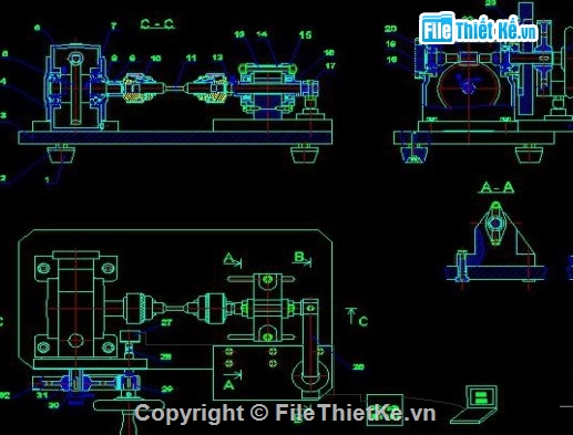 thiết kế máy kiểm tra,máy đo độ xoắn,mô hình cơ khí,vật liệu nhôm,đồ án chế tạo máy,đồ án tốt nghiệp cơ khí