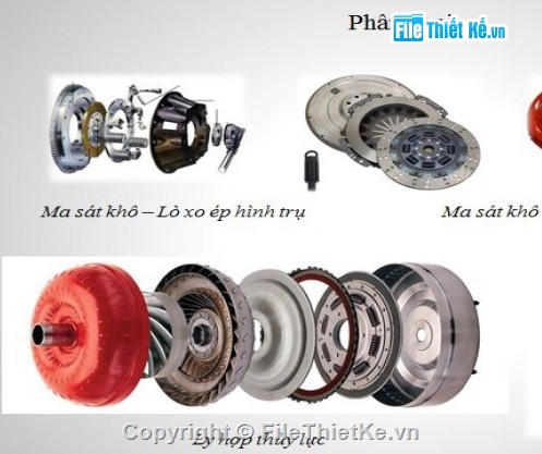 ồ án ly hợp THACO HD320,thiết kế hệ thống truyền lực,bản vẽ ly hợp xe tải,dẫn động thủy lực