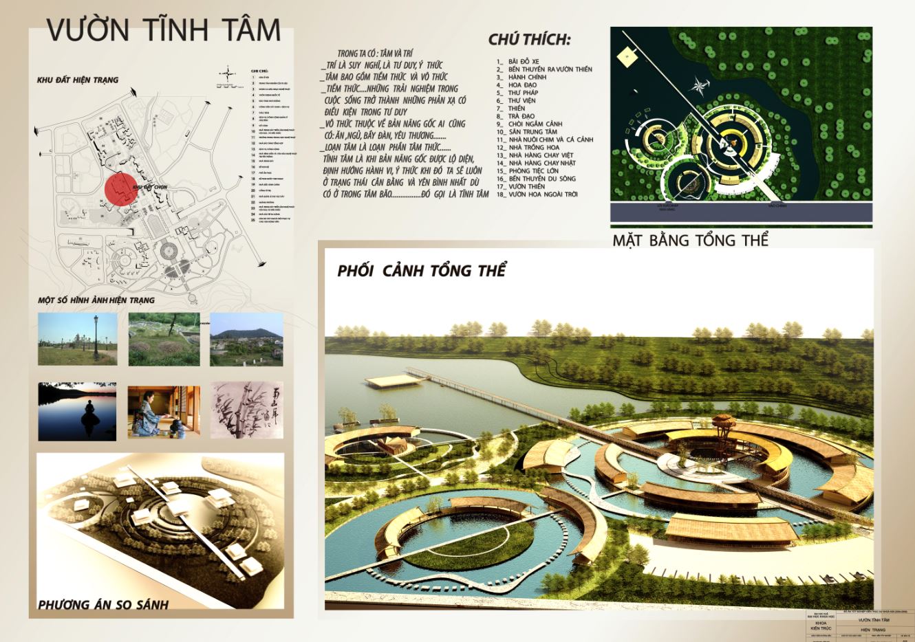 thuyết minh Vườn Tịnh tâm,Đồ án tốt nghiệp,thuyết minh