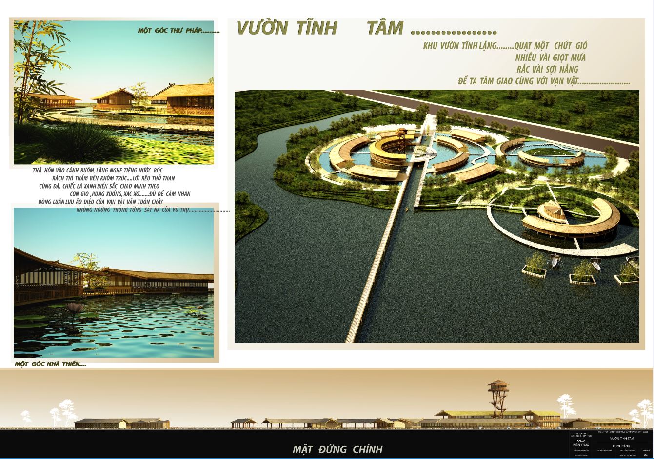 thuyết minh Vườn Tịnh tâm,Đồ án tốt nghiệp,thuyết minh