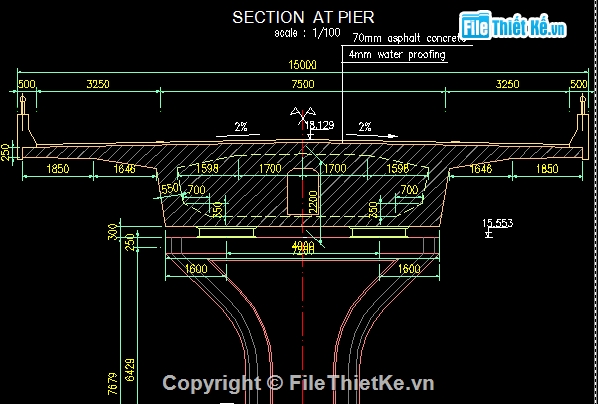 Đồ án tốt nghiệp cầu hầm,đồ án tốt nghiệp,cầu hầm,đồ án cầu tiếng anh,cầu bản rỗng liên tục,dầm hộp giản đơn