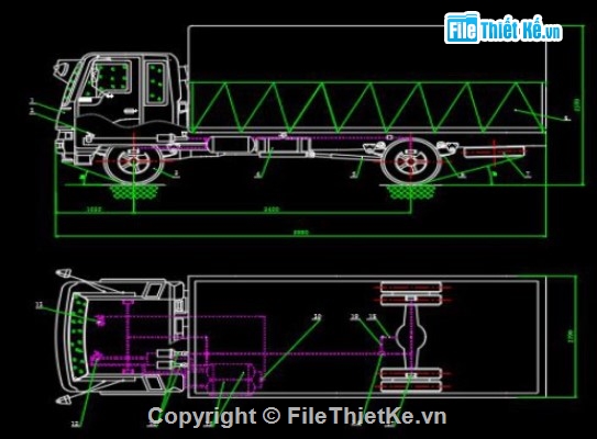 cầu chủ động,xe tải 3.5 tấn,tính toán kết cấu,bản vẽ CAD