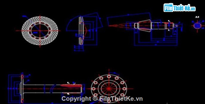 cầu chủ động,xe tải 3.5 tấn,tính toán kết cấu,bản vẽ CAD