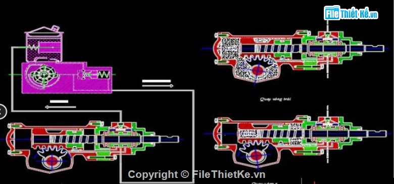 hệ thống lái,xe tải 2.5 tấn,tính toán thiết kế,bản vẽ CAD