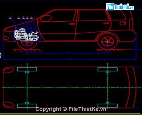 ly hợp xe du lịch,xe 7 chỗ,tính toán thiết kế,bản vẽ CAD