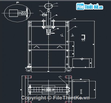 thiết kế máy ép bạc đạn,máy ép bán tự động,cải tiến máy cơ khí,máy ép 10 tấn
