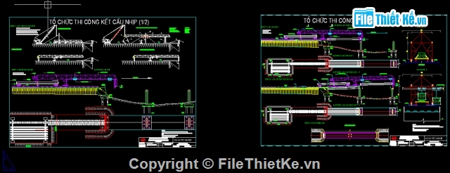 Bản vẽ,Đồ án,đồ án tốt nghiệp,đồ án tổ chức thi công,dầm bản rỗng,Dầm T 33m